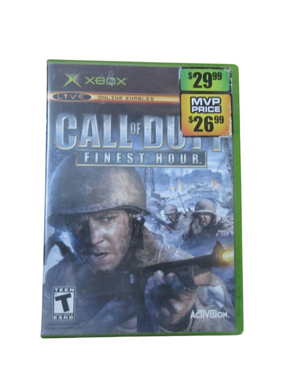 Call Of Duty Finest Hour Original Microsoft Xbox - With Manual